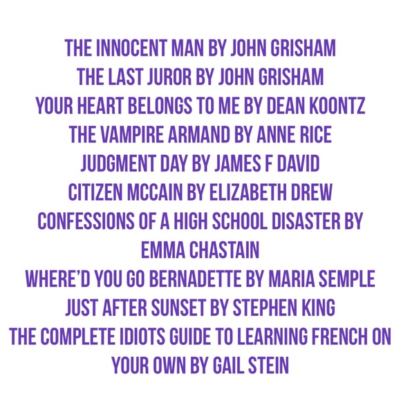 10 Book Bundle ($250) Excellent Condition - Picture 3 of 5